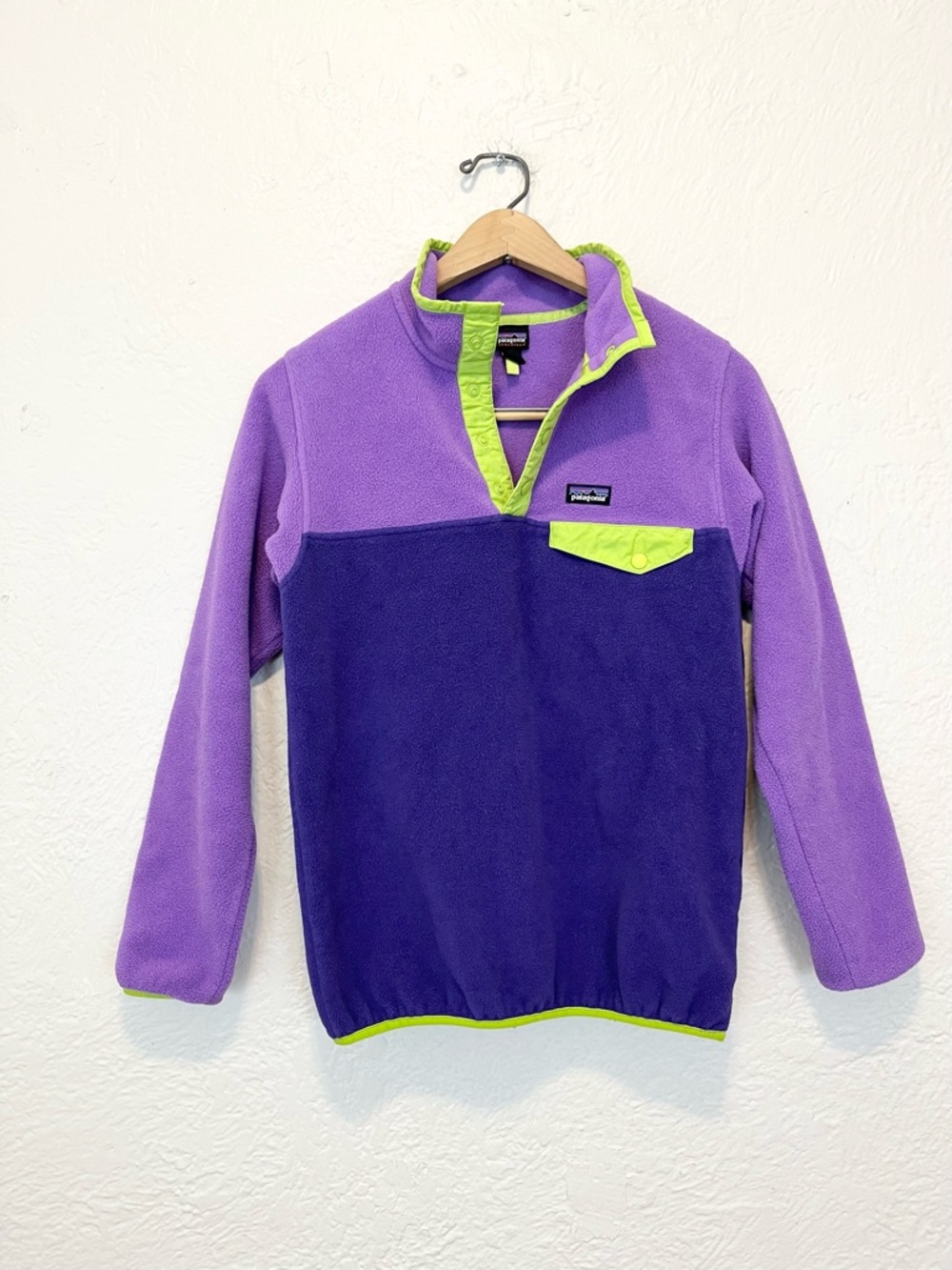 Patagonia Synchilla Snap-T Fleece Pullover Purple XL 14